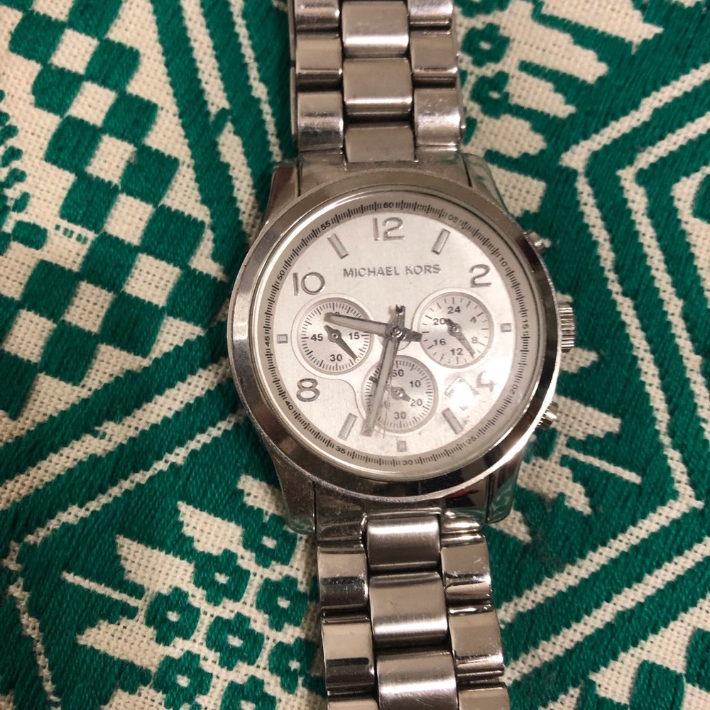 Michael Kors Silver Link Watch